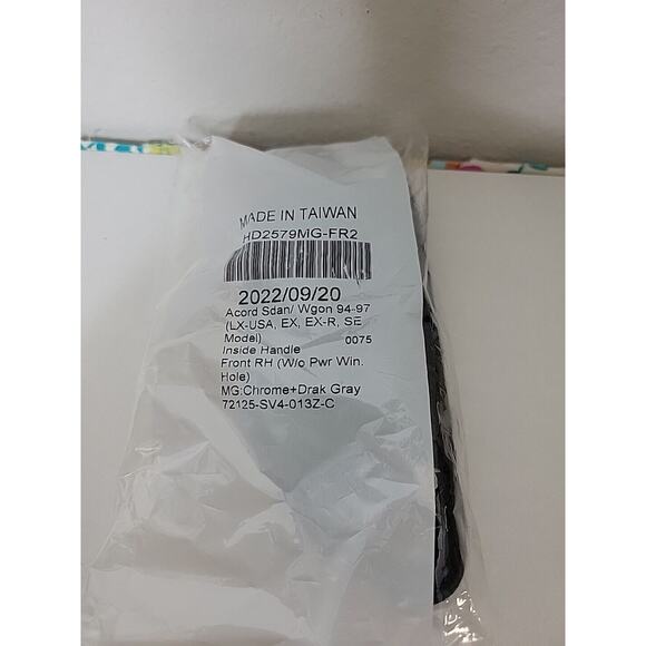 Set/4 For 94-97 Honda Accord Door Handles Black Interior Front Rear Right Left - Picture 12 of 12